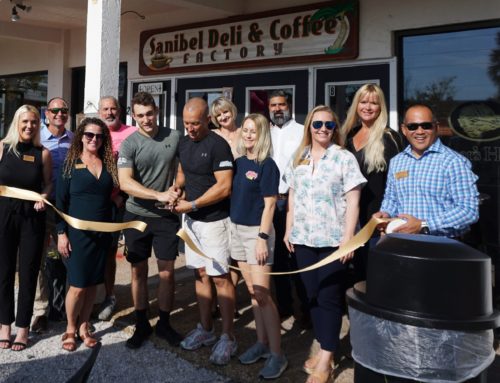 Chamber ribbon-cutting marks the reopening of Sanibel Deli & Coffee Factory