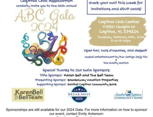 CAPTIVA CIVIC ASSOCIATION PRESENTS THE ANNUAL ABC GALA: A NIGHT OF CELEBRATION AND CHARITY